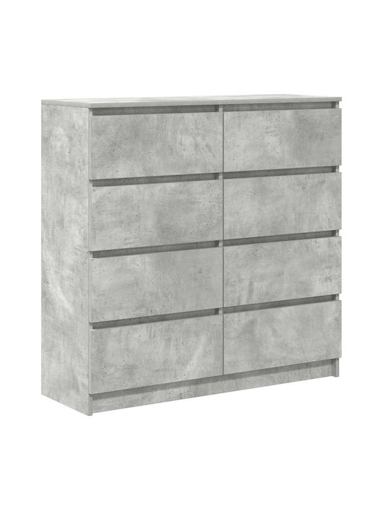Ντουλάπι Γραφείου Ξύλινο Γκρι 100x35x99cm