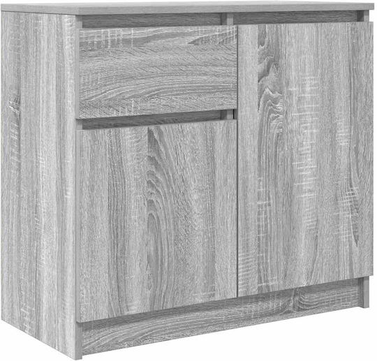 Office Storage Chipboard Drawer Grey Sonoma L71xW35xH65cm