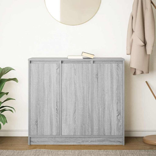 Büroaufbewahrungsschublade Holzgrau Sonoma 85x34x76cm