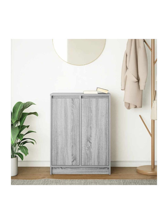 Office Storage Chipboard Drawer Grey Sonoma L57xW34xH76cm