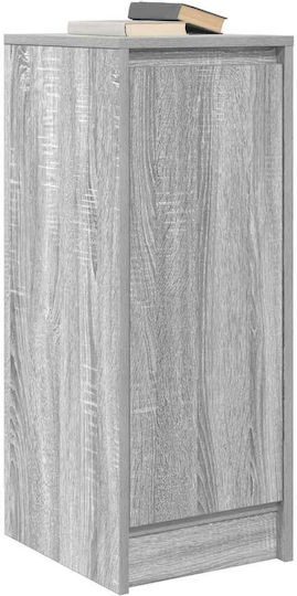 Дървен Офисен Шкаф Сив Сонома 29.5x34x76см
