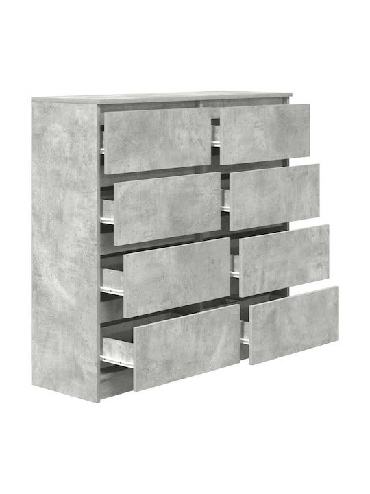 Ντουλάπι Γραφείου Ξύλινο Γκρι 100x35x99cm