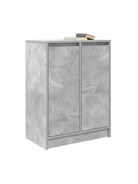 Ντουλάπι Γραφείου Ξύλινο Γκρι 57x34x76cm