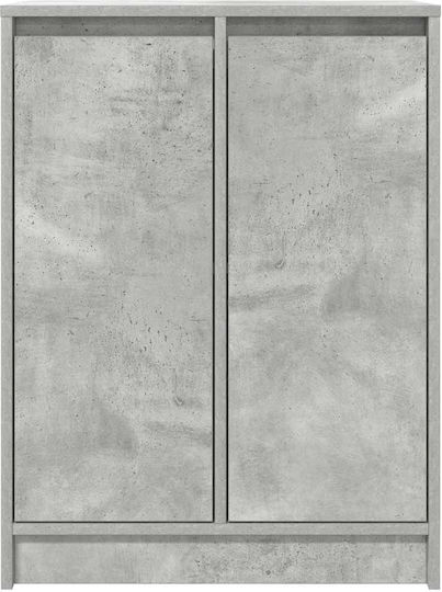 Ντουλάπι Γραφείου Ξύλινο Γκρι 57x34x76cm