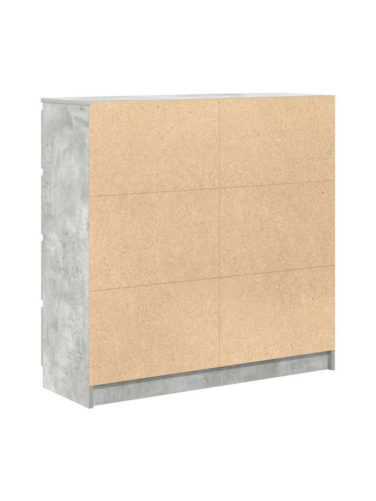 Ντουλάπι Γραφείου Ξύλινο Γκρι 100x35x99cm