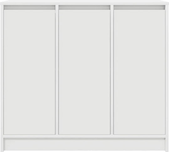 vidaXL Office Storage Cabinet Wooden White 85x34x76cm