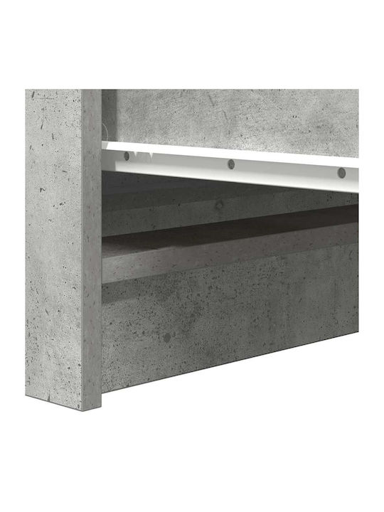 Ντουλάπι Γραφείου Ξύλινο Γκρι 100x35x99cm