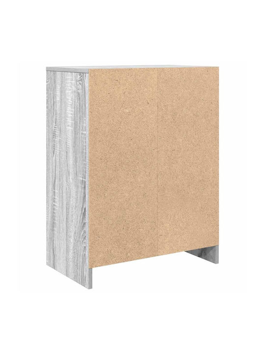 Office Storage Chipboard Drawer Grey Sonoma L57xW34xH76cm
