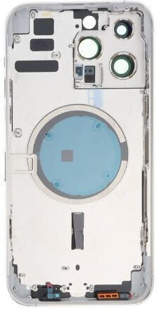 Apple Iphone 14 Pro Max Middle Frame Back Cover Silver
