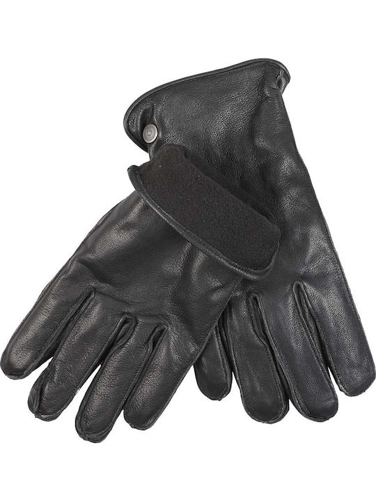 21109 Schwarz Leder Handschuhe