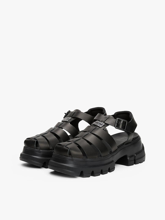 Tommy Hilfiger Women's Flat Sandals in Black Color