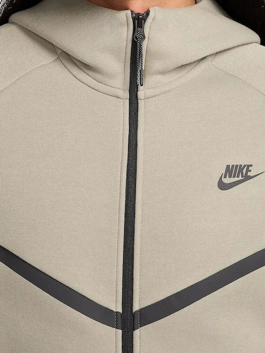 Tech Tech Fleece Geacă Cu Glugă Bej