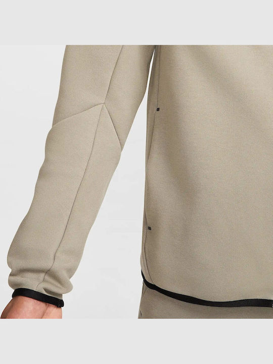 Tech Tech Fleece Geacă Cu Glugă Bej