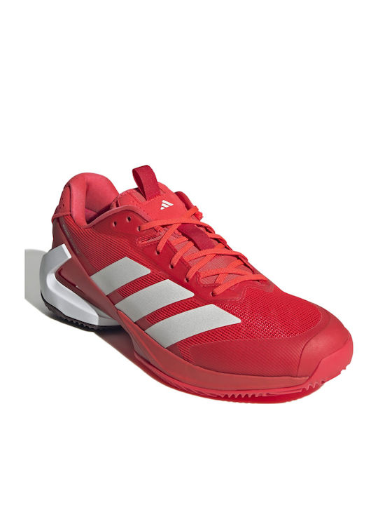 adidas Adizero Ubersonic 5 Men's Tennis Shoes for Clay Courts Red