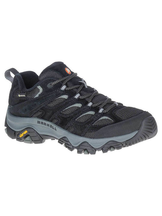 Merrell Moab 3 Women's Waterproof Hiking Shoes With Gore-Tex Membrane Black