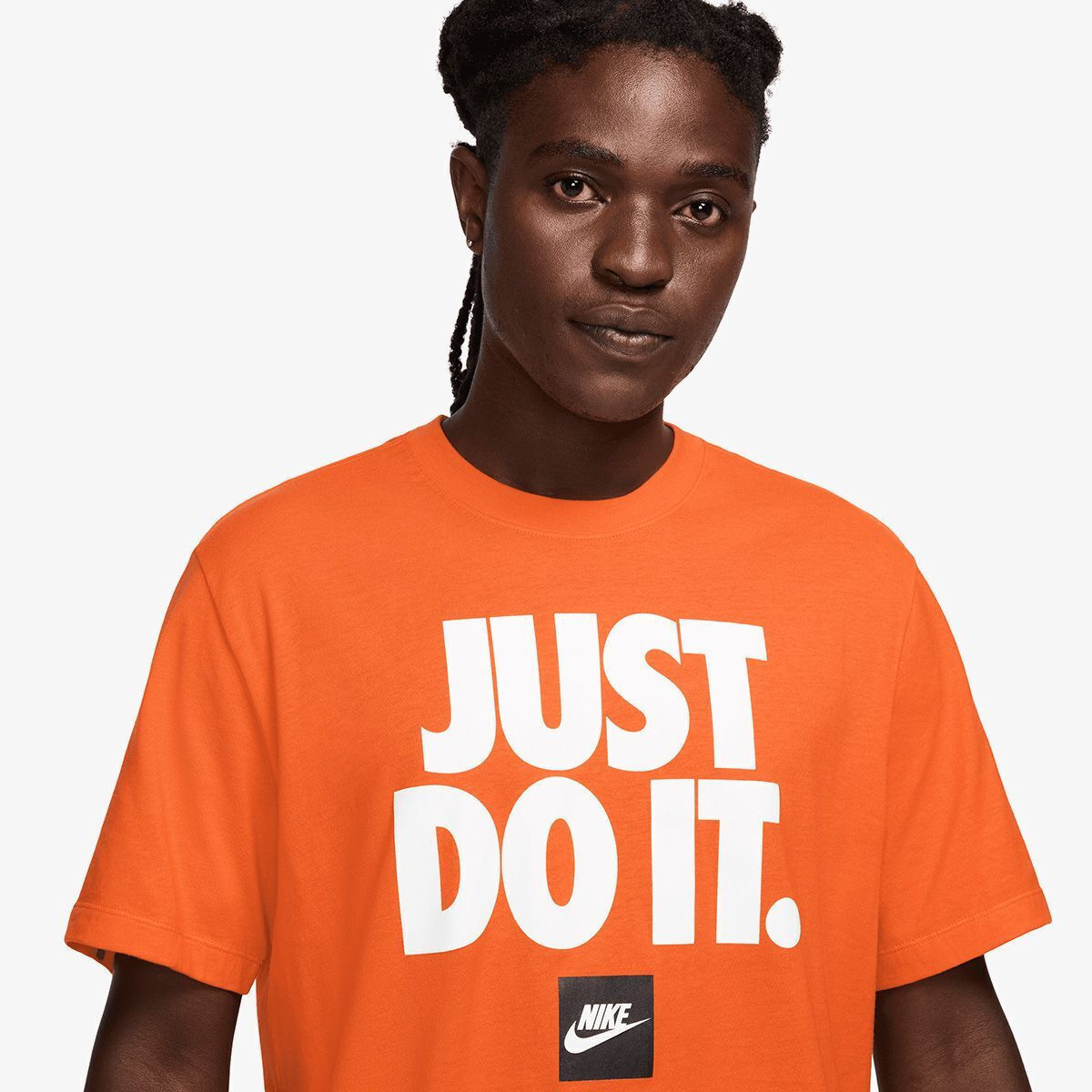 nike just do it orange shirt