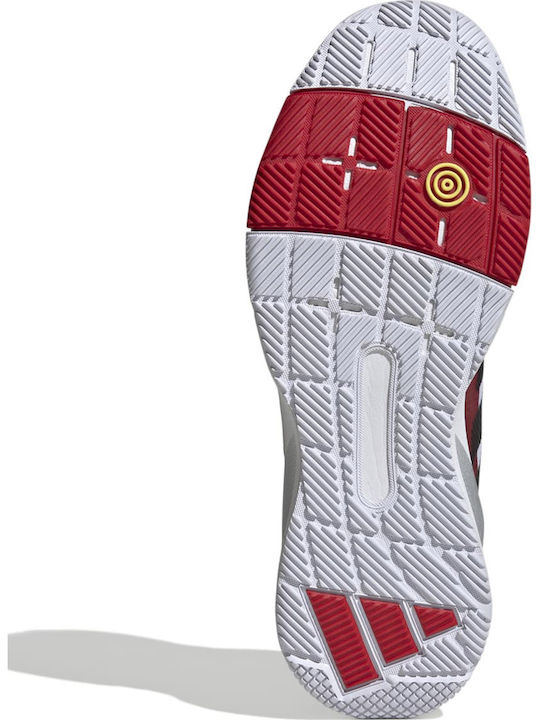 adidas Crazyquick Ανδρικά Παπούτσια Padel Λευκά