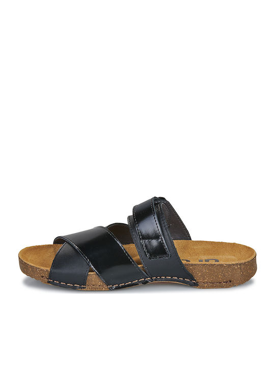Flache Sandalen für Damen in Schwarz Farbe