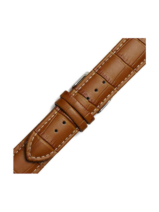 KOSTELO Leather Strap Tabac Brown 18mm