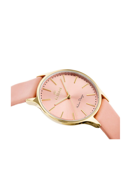 G.Rossi Women's Watch with Pink Leather Strap