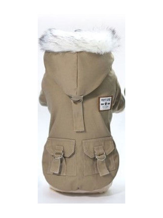 Denik Pets Haine pentru câini Bej XLarge cu Lungimea Spateului 40 cm