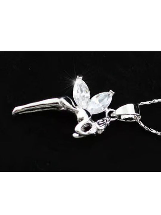 Mädchen Halskette Schmetterlingsflügel Kristall Weißgold Byasa Halskette Größe 46cm Edelstein Schmetterlingsflügelform 1cm Weißgold plattiertes Silber Mädchen Halskette Schmetterlingsflügel Kristall Weißgold Byasa Halskette Größe 46cm Edelstein Schmetterlingsflügelform 1cm Weißgold plattiertes Silber