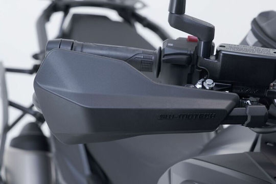 SW-Motech Motorcycle Protective Hand Guards in Black Colour