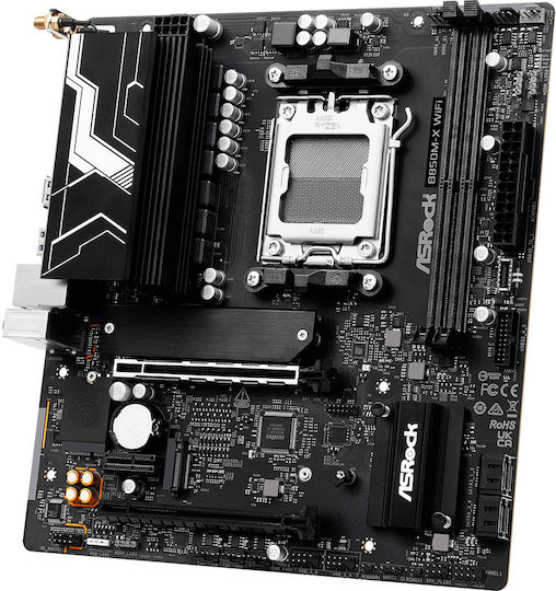 ASRock B850M-X Wi-Fi Motherboard Micro ATX with AMD AM5 Socket