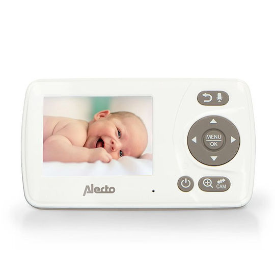 Alecto Baby Ασύρματη Ενδοεπικοινωνία Μωρού με Κάμερα & Οθόνη 2.4" & Αμφίδρομη Επικοινωνία