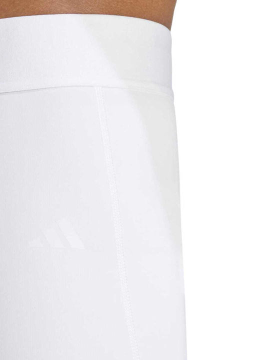 adidas Techfit Ανδρικό Αθλητικό Κολάν Κοντό Λευκό