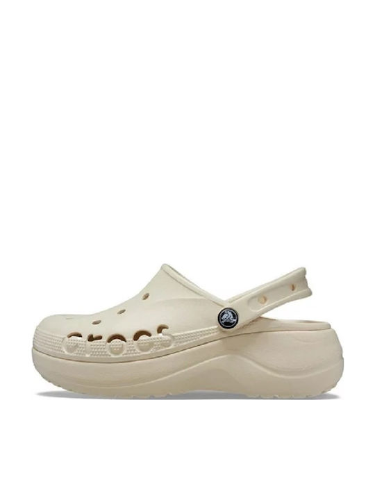 Crocs Baya Damen Clogs Beige
