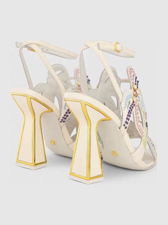 Sandalen Beige