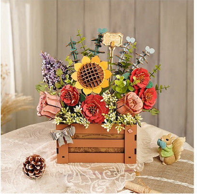 Rowood Wooden Bloom Box Puzzle 3D 658pcs
