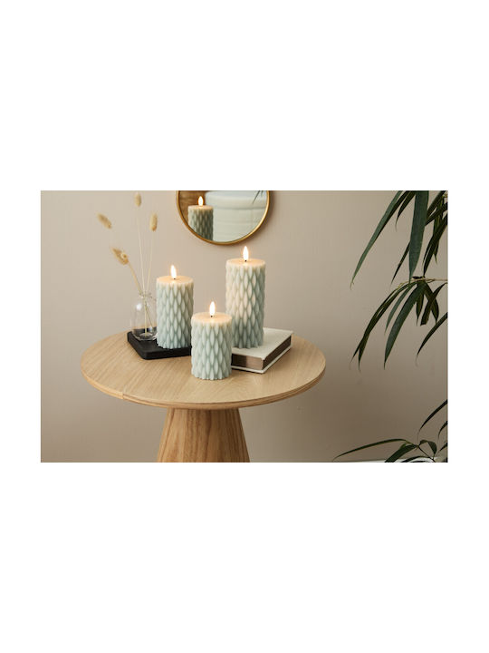Lifa-Living Διακοσμητικό Φωτιστικό LED Κερί 3τμχ 7x7εκ.