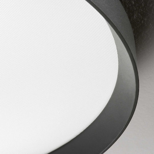 Ideal Lux Deckenleuchte Schwarz mit Integrierter LED