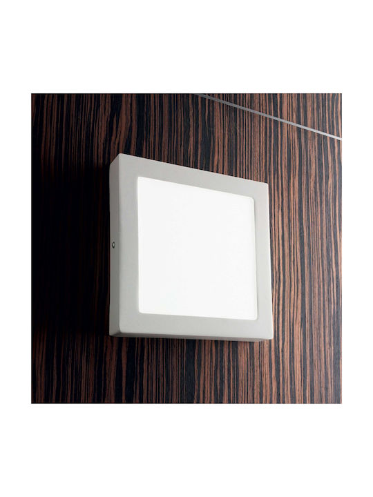 Ideal Lux Ceiling Mount Light 40cm White with Integrated LED