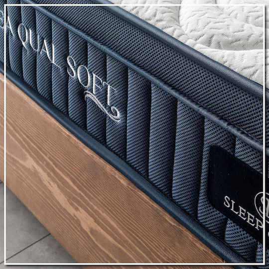 Como felt & wadding producers Sea Qual Soft Semi-double Ergonomic Mattress Roll Pack 110x190x26cm with Independent Springs
