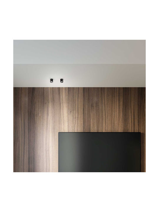 Ideal Lux Single LED Warm White Spot in Black Color