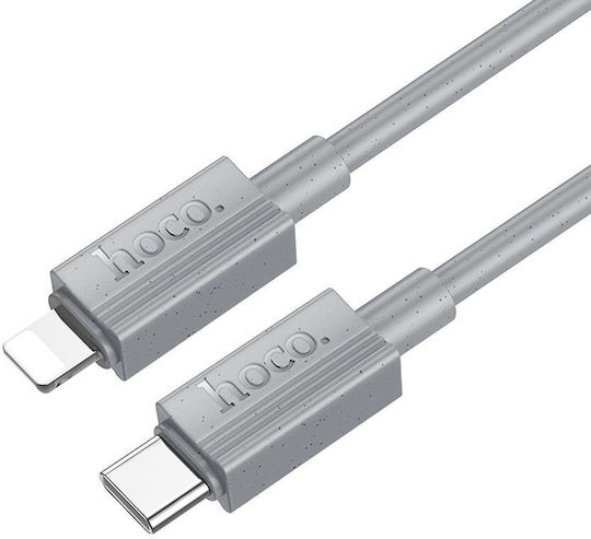 Hoco USB-C to Lightning Cable 27W Γκρι 1m