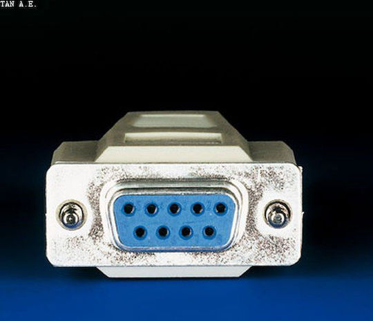 Roline Καλώδιο RS232 9-pin female σε RS232 9-pin male 1.8m