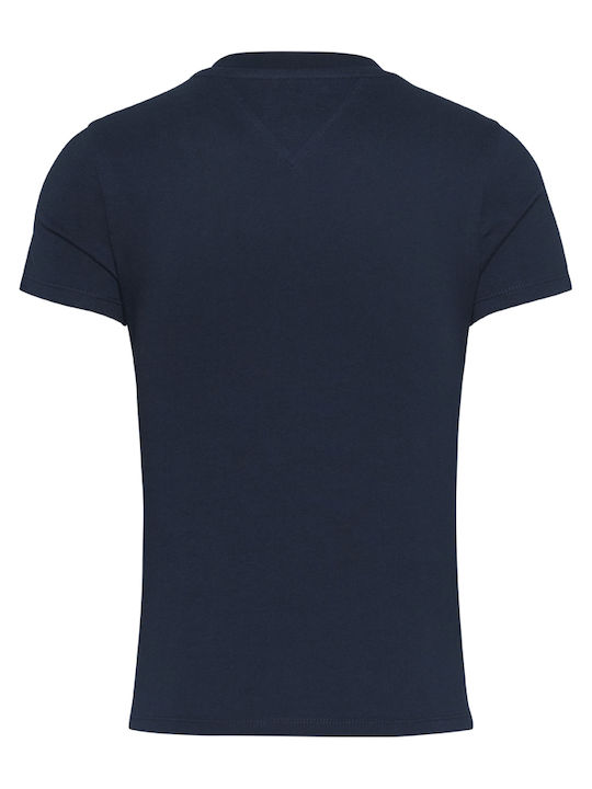 Tommy Hilfiger Linear T-Shirt Blue DW0DW20315-C1G