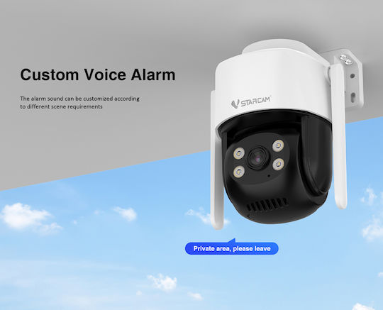Vstarcam C622 IP Κάμερα Παρακολούθησης Wi-Fi Full HD 1080p Αδιάβροχη με Αμφίδρομη Επικοινωνία και Φακό 4mm
