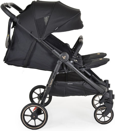 Cangaroo 2Gether Double Stroller Black 4kg