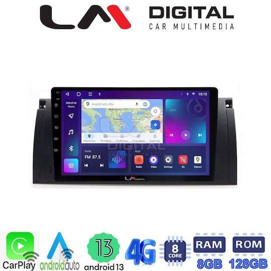 LM Digital Car Audio System for BMW X5 (E53) / Series 5 (E39) / Series 7 (E38) / X5 E38-E39-E59 1998-2005 (Bluetooth/USB/WiFi/GPS/Apple-Carplay/Android-Auto) with Touch Screen 8"