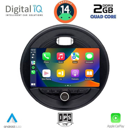 Digital IQ Автомобилна Аудио Система (Блутут/USB/AUX/WiFi/GPS/Apple-Carplay/Android-Auto) с Тъчскрийн 9"