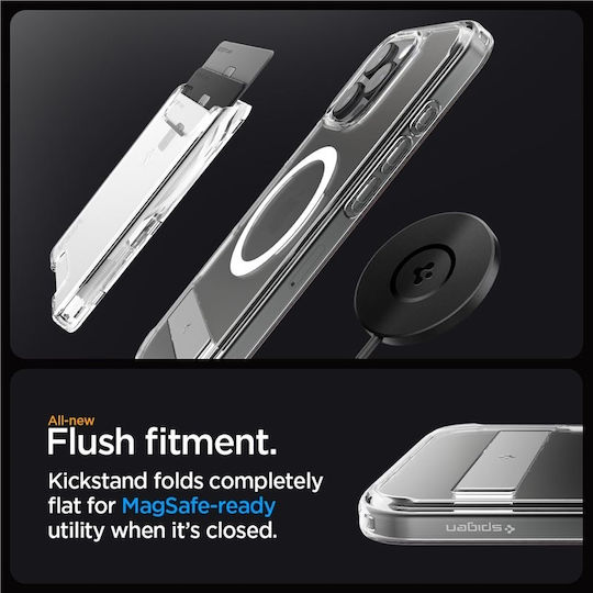 Spigen Ultra Hybrid S Back Cover Plastic / Silicone Transparent (iPhone 16 Pro Max)