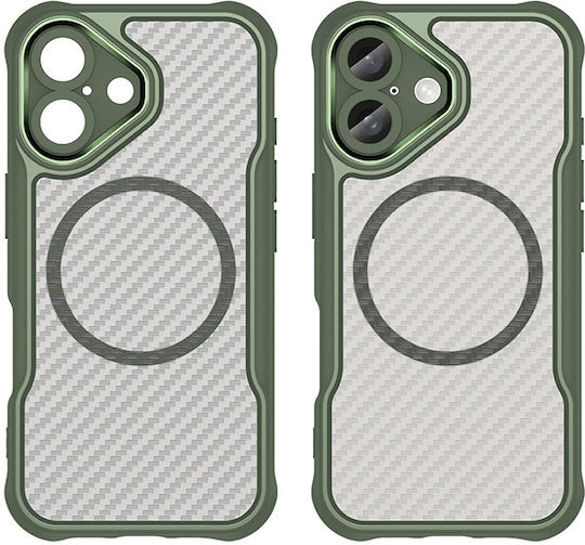 Hurtel Back Cover Silicone Green (iPhone 16)