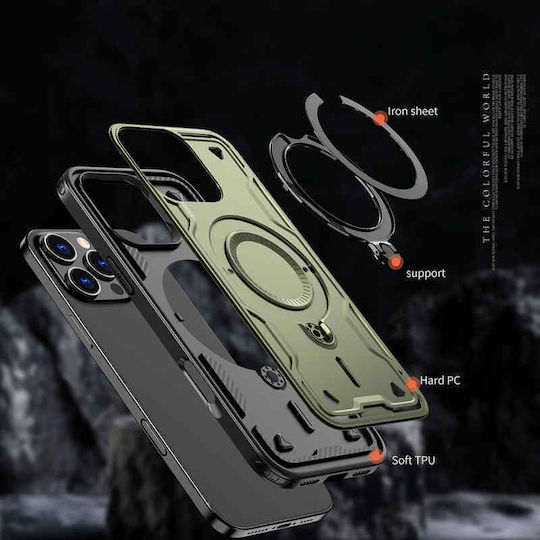 Hurtel Hybrid Back Cover Durable Green (iPhone 16 Pro Max)