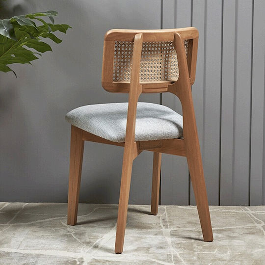Punto Dining Room Wooden Chair Brown 47x50x81cm