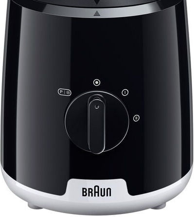 Braun Μπλέντερ με Γυάλινη Κανάτα 1.5 lt 600W Μαύρο